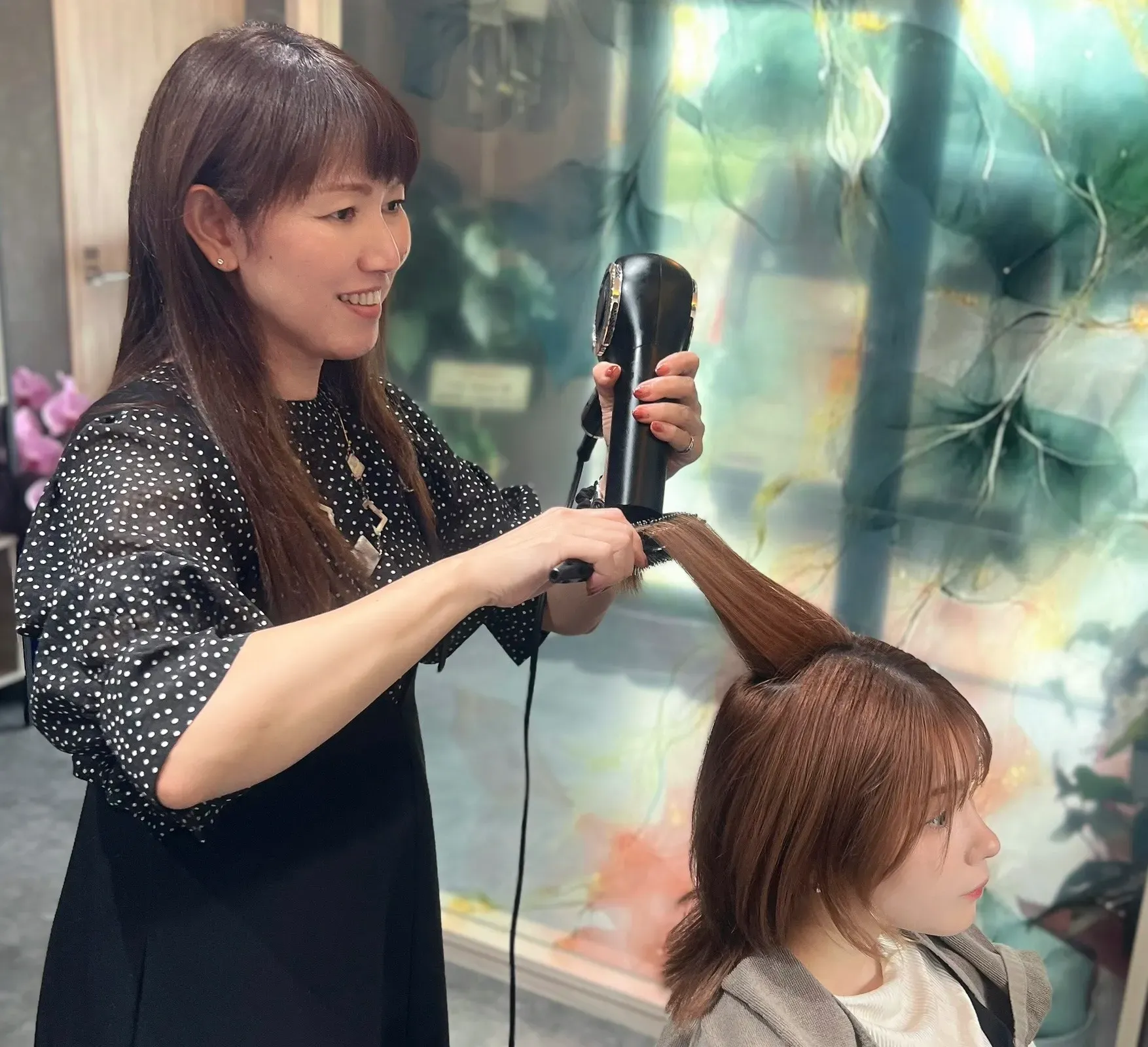 最初から最後まで同じスタイリストが担当